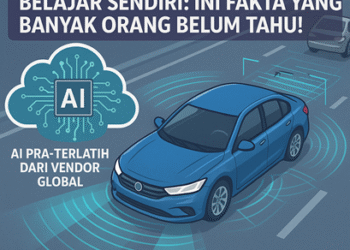 ADAS mobil modern memakai AI yang tidak belajar sendiri karena sudah ditraining vendor ADAS 2025.