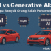 Perbedaan AI dan generative AI pada mobil modern dan ESP32 di Indonesia tahun 2025.