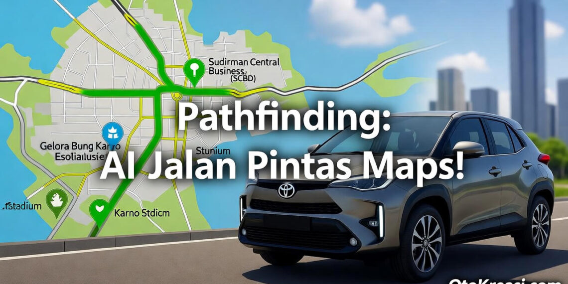 Algoritma pathfinding AI cari jalan pintas di Google Maps untuk mobil Indonesia – OtoKreasi.com