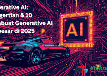 Generative AI 2025 dengan OpenAI, Google Gemini, Grok, Meta LLaMA, dan penerapannya pada mobil modern.