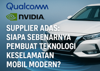 Supplier ADAS global seperti Mobileye dan Qualcomm sebagai pembuat teknologi keselamatan mobil modern 2025.