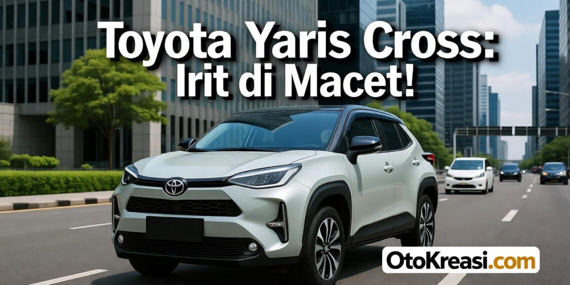 Toyota Yaris Cross Hybrid irit macet