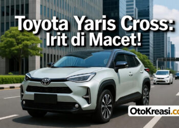 Toyota Yaris Cross Hybrid irit macet