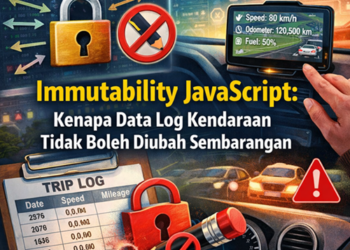 Immutability JavaScript Kenapa Data Log Kendaraan Tidak Boleh Diubah Sembarangan-web